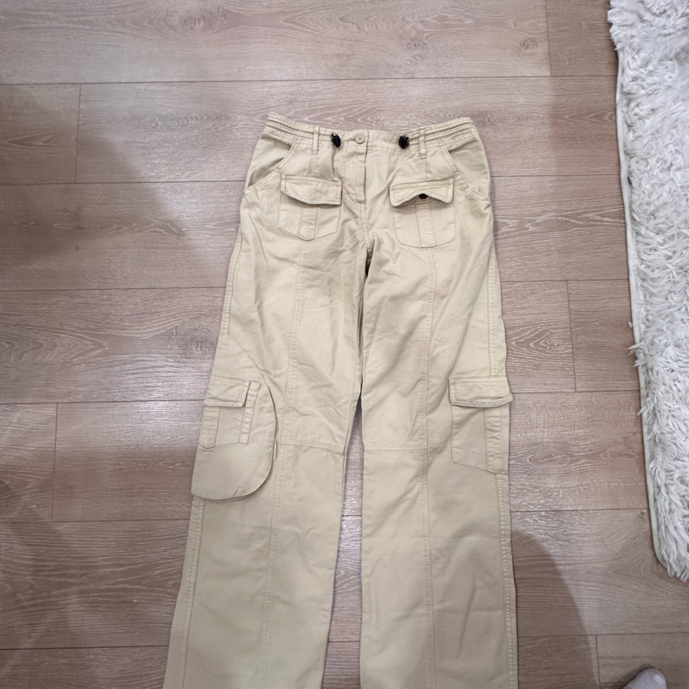 Beige Brandy Melville cargo pants